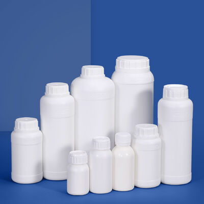 Durable Leak-Proof Bottles 50ml 100ml 200ml 250ml Fluorinated HDPE Plastic Bottles for Chemicals/Essentials Storage & Transport