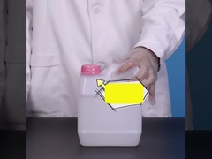 1L de plástico Jerry Can Quadrado com tampa de parafuso durável e duradouro para produtos químicos